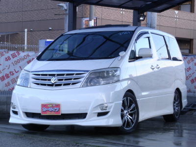 ALPHARD　アルファード　AS　プラチナセレクション　《豪華装備》　社外18インチAW!!　圧倒的開放感のWサンルーフ!!　高級装備のパワーバックドア!!　HDDナビでフルセグTV視聴可!!　後席モニター!!　バックカメラ!!　文句ナシの装備です★　お見逃しなく!!　《１年間走行距離無制限保証》