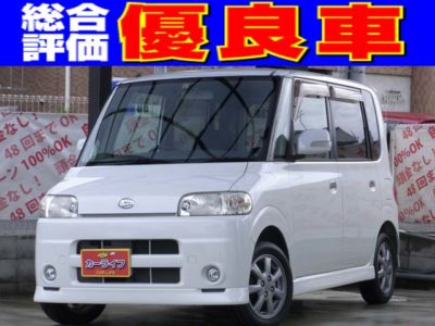 TANTO　タント　VS　《イチ押しの格安車両》　※今ならメモリーナビ付けます！！　近づくだけでドアの開閉可能なキーフリーシステム!!　純正エアロで外装もバッチリ!!　内外装もとても綺麗!!　月々1万円台～でお乗りいただけます!(^^)!　《１年間走行距離無制限保証》