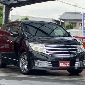 エルグランド　ライダー　黒本革シート　【総合評価優良車】