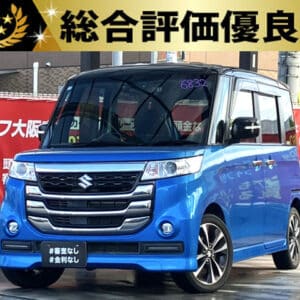 スペーシアカスタム　Z　ターボ　デュアルカメラブレーキサポート　ユーティリティパッケージ装着車　【総合評価優良車】
