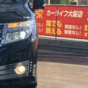 エルグランド　ライダー　黒本革シート マニュアルシート