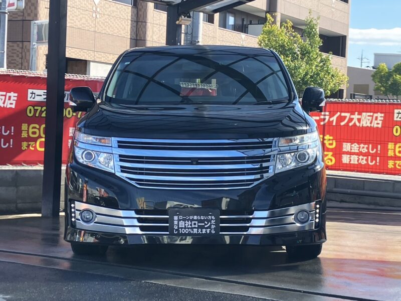 エルグランド ライダー 黒本革シート マニュアルシート