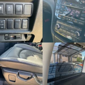 エルグランド　ライダー　黒本革シート マニュアルシート