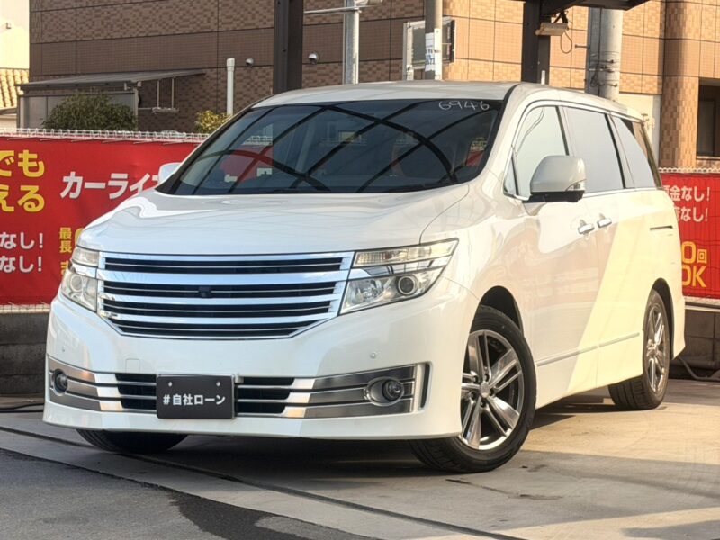 エルグランド ライダー 黒本革シート