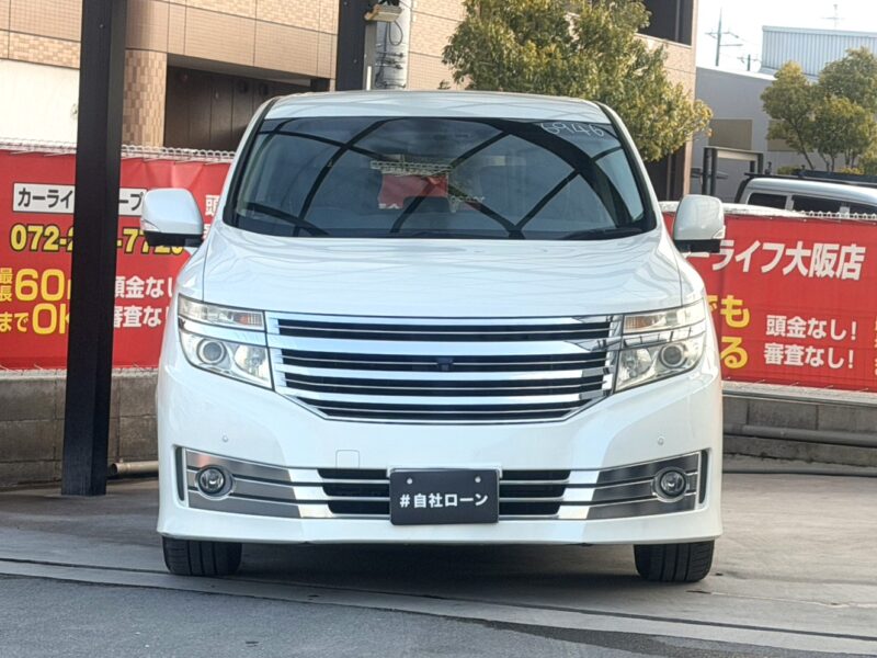 エルグランド ライダー 黒本革シート