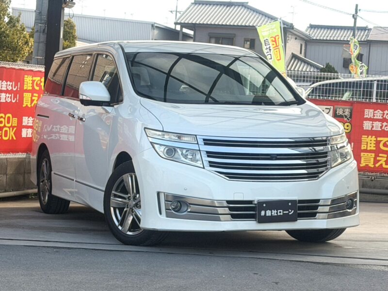 エルグランド ライダー 黒本革シート