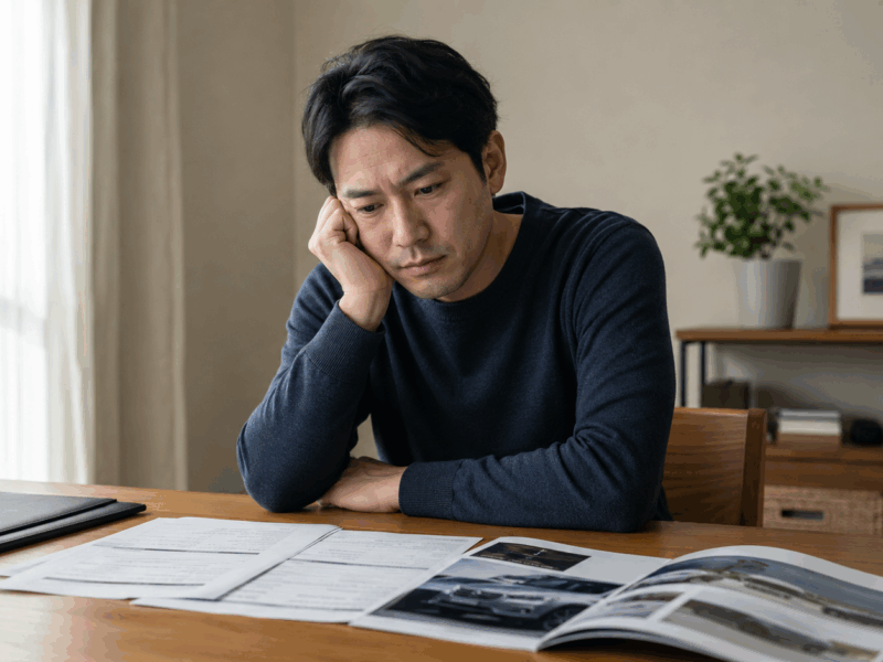 「審査に落ちた」その後どうする?信用情報に不安があっても車を持つ現実的な方法【2026年7月】