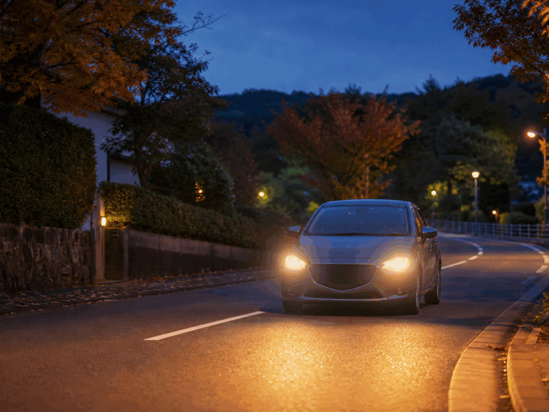 夕暮れが早くなる秋に備える！夜間運転で気をつけたいこと
