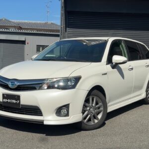 トヨタ カローラフィールダー ハイブリッドGエアロツアラーW×B【総合評価優良車】